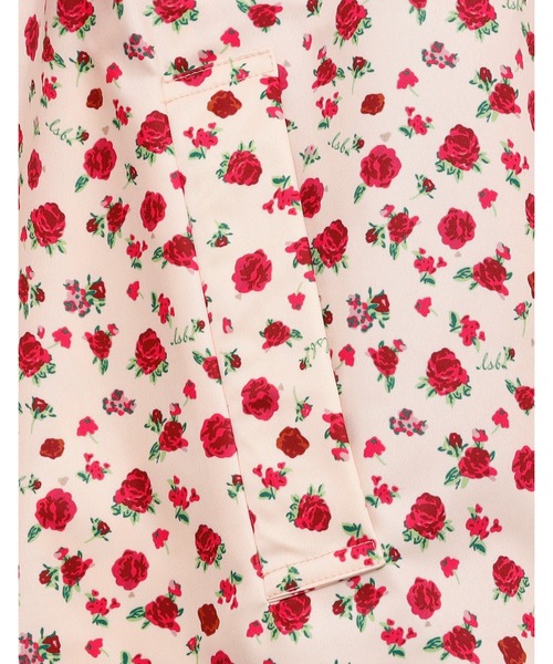Little sunny bite（リトルサニーバイト）の「『Little Sunny Bite』rose nylon jacket（ナイロンジャケット・レディース・ピンク/ブラック/アイボリー・MEDIUM/SMALL）」の12枚目の写真