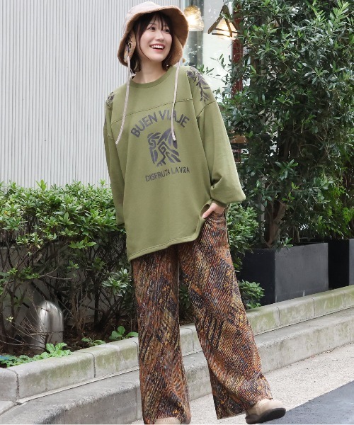 チチカカ(チチカカ)の「ベロアクレープアソートプリントパンツ(その他パンツ・レディース・その他1/その他2/その他3・FREE)」の4枚目の写真