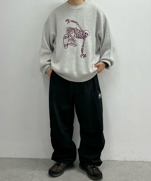 【セール】【UNISEX/ユニセックス】COOPER FACTスカルスケートニット（ニット/セーター）｜WHO'S WHO gallery（フーズフーギャラリー）