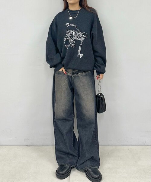 【セール】【UNISEX/ユニセックス】COOPER FACTスカルスケートニット（ニット/セーター）｜WHO'S WHO gallery（フーズフーギャラリー）