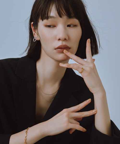 novice（ノーヴィス）の「【novice】Lava Pinky Ring［Stainless］（リング・レディース・ゴールド/シルバー・FREE）」の6枚目の写真