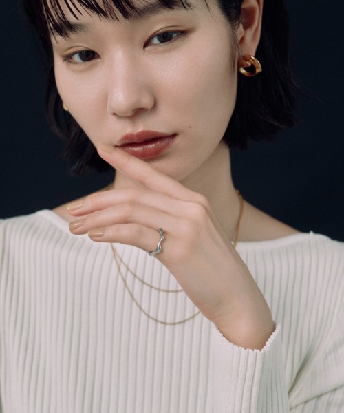 novice（ノーヴィス）の「【novice】Lava Pinky Ring［Stainless］（リング・レディース・ゴールド/シルバー・FREE）」の11枚目の写真
