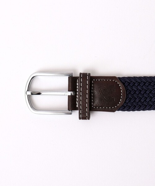 NOLLEY’S(ノーリーズ)の「【SWOLE PANDA/スウォール パンダ】RECYCLED WOVEN BELT SOLID(ベルト・メンズ・ブラック/ネイビー/ブラウン・FREE)」の4枚目の写真