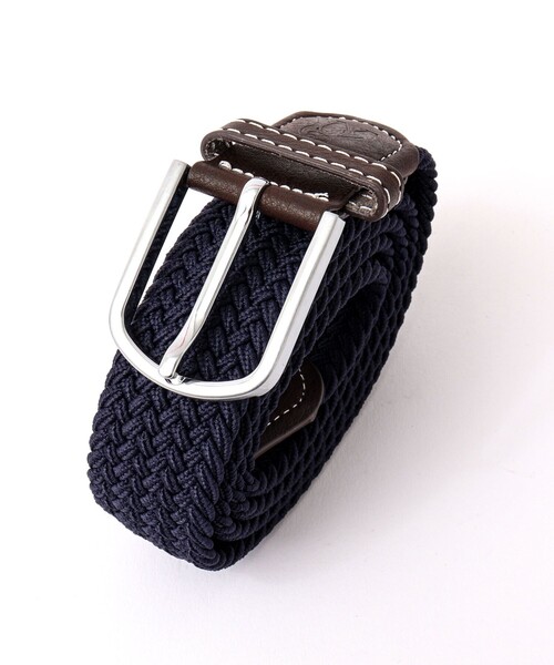 NOLLEY’S(ノーリーズ)の「【SWOLE PANDA/スウォール パンダ】RECYCLED WOVEN BELT SOLID(ベルト・メンズ・ブラック/ネイビー/ブラウン・FREE)」の7枚目の写真