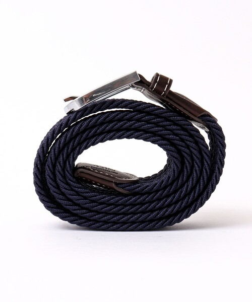 NOLLEY’S(ノーリーズ)の「【SWOLE PANDA/スウォール パンダ】RECYCLED WOVEN BELT SOLID(ベルト・メンズ・ブラック/ネイビー/ブラウン・FREE)」の8枚目の写真