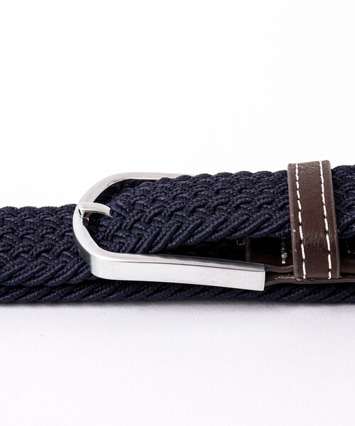 NOLLEY’S(ノーリーズ)の「【SWOLE PANDA/スウォール パンダ】RECYCLED WOVEN BELT SOLID(ベルト・メンズ・ブラック/ネイビー/ブラウン・FREE)」の10枚目の写真