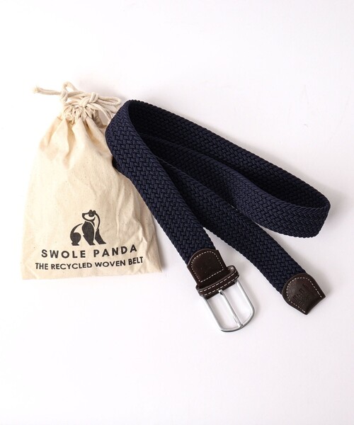 NOLLEY’S(ノーリーズ)の「【SWOLE PANDA/スウォール パンダ】RECYCLED WOVEN BELT SOLID(ベルト・メンズ・ブラック/ネイビー/ブラウン・FREE)」の13枚目の写真