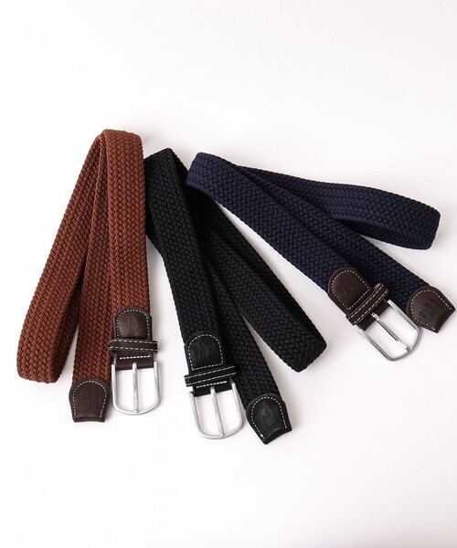 NOLLEY’S(ノーリーズ)の「【SWOLE PANDA/スウォール パンダ】RECYCLED WOVEN BELT SOLID(ベルト・メンズ・ブラック/ネイビー/ブラウン・FREE)」の15枚目の写真