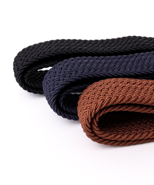 NOLLEY’S(ノーリーズ)の「【SWOLE PANDA/スウォール パンダ】RECYCLED WOVEN BELT SOLID(ベルト・メンズ・ブラック/ネイビー/ブラウン・FREE)」の16枚目の写真
