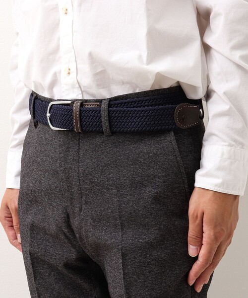 NOLLEY’S(ノーリーズ)の「【SWOLE PANDA/スウォール パンダ】RECYCLED WOVEN BELT SOLID(ベルト・メンズ・ブラック/ネイビー/ブラウン・FREE)」の18枚目の写真