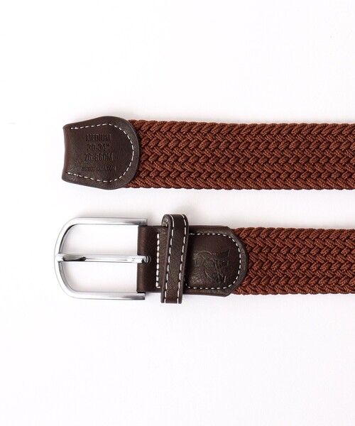 NOLLEY’S(ノーリーズ)の「【SWOLE PANDA/スウォール パンダ】RECYCLED WOVEN BELT SOLID(ベルト・メンズ・ブラック/ネイビー/ブラウン・FREE)」の21枚目の写真