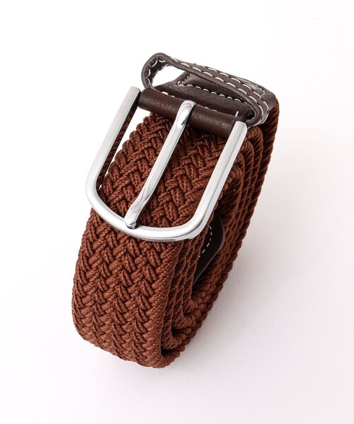 NOLLEY’S(ノーリーズ)の「【SWOLE PANDA/スウォール パンダ】RECYCLED WOVEN BELT SOLID(ベルト・メンズ・ブラック/ネイビー/ブラウン・FREE)」の22枚目の写真