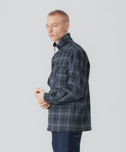 SILAS(サイラス)の「FULL ZIP PLAID SHIRT(シャツ/ブラウス・メンズ・ホワイト/ブラック・M/L)」の14枚目の写真