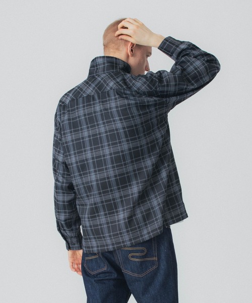 SILAS(サイラス)の「FULL ZIP PLAID SHIRT(シャツ/ブラウス・メンズ・ホワイト/ブラック・M/L)」の15枚目の写真