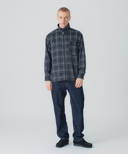 SILAS(サイラス)の「FULL ZIP PLAID SHIRT(シャツ/ブラウス・メンズ・ホワイト/ブラック・M/L)」の16枚目の写真
