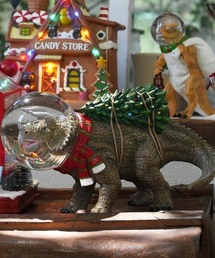 DULTON(ダルトン)のDINOGLOBE TRICERATOPS/恐竜 クリスマススノードーム(インテリア雑貨)