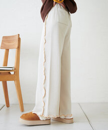 【ラメ生地】フリルラメパンツ