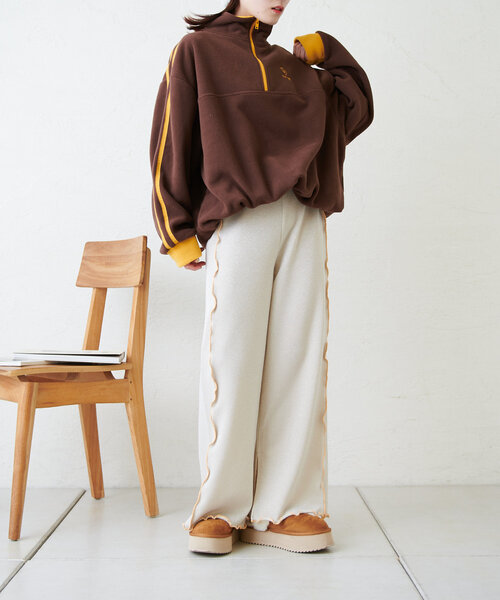 w closet（ダブルクローゼット）の「【ラメ生地】フリルラメパンツ（その他パンツ・レディース・ブラック/アイボリー/ピンク・FREE）」の11枚目の写真