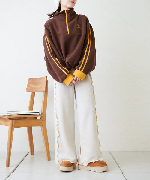 w closet（ダブルクローゼット）の「【ラメ生地】フリルラメパンツ（その他パンツ・レディース・ブラック/アイボリー/ピンク・FREE）」の13枚目の写真