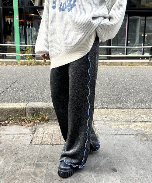 w closet（ダブルクローゼット）の「【ラメ生地】フリルラメパンツ（その他パンツ・レディース・ブラック/アイボリー/ピンク・FREE）」の20枚目の写真