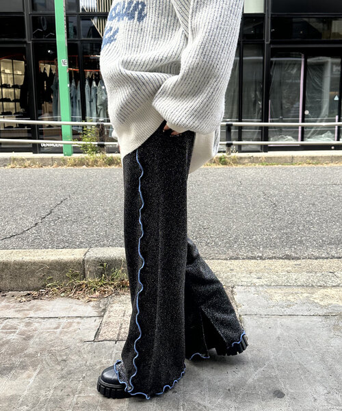w closet（ダブルクローゼット）の「【ラメ生地】フリルラメパンツ（その他パンツ・レディース・ブラック/アイボリー/ピンク・FREE）」の22枚目の写真