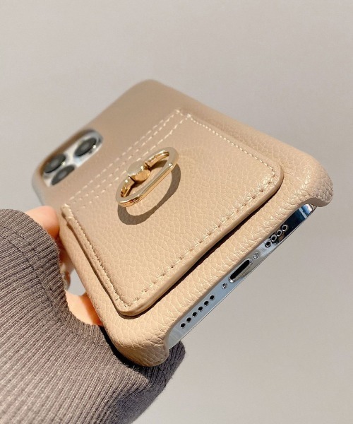 Fun & Daily(ファンアンドデイリー)の「Leather Feel Multi Card&FingerRing iPhone case 15 16 17 Plus Pro ProMax(スマホケース/カバー・レディース・ベージュ/ブラック・iPhone 15 Plus/iPhone 15 Pro/iPhone 15 Pro Max/iPhone 16/iPhone 16 Plus/iPhone 16 Pro/iPhone 16 Pro Max/iPhone 15/iPhone 14/iPhone 14 Plus/iPhone 14 Pro/iPhone 14 Pro Max/iPhone 17 Pro Max/iPhone 17 Pro/iPhone 17)」の8枚目の写真