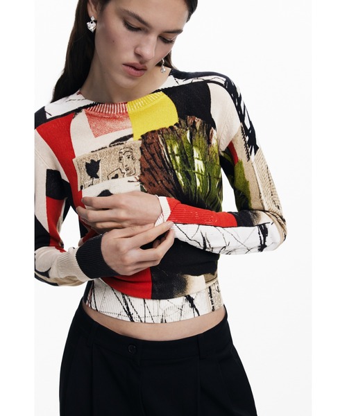 Desigual(デシグアル)の「ラクロワのコラージュセーター(ニット/セーター・レディース・マルチ・XL/L/M/S/XS)」の8枚目の写真
