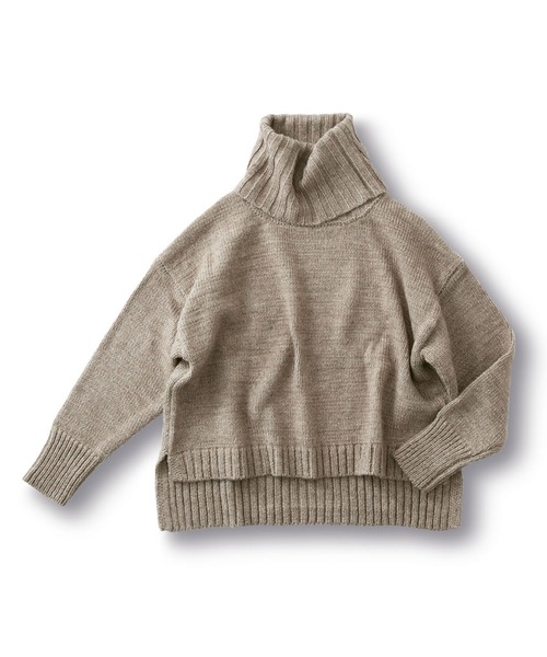 サニークラウズ ちょいオフタートルセーター（ニット/セーター