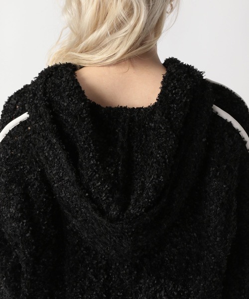 FOREVER 21(フォーエバー トゥエンティーワン)の「【2025SS】ダブルZIPモコモコニットブルゾン(カーディガン/ボレロ・レディース・グレー/オフホワイト/ブラック・FREE)」の10枚目の写真