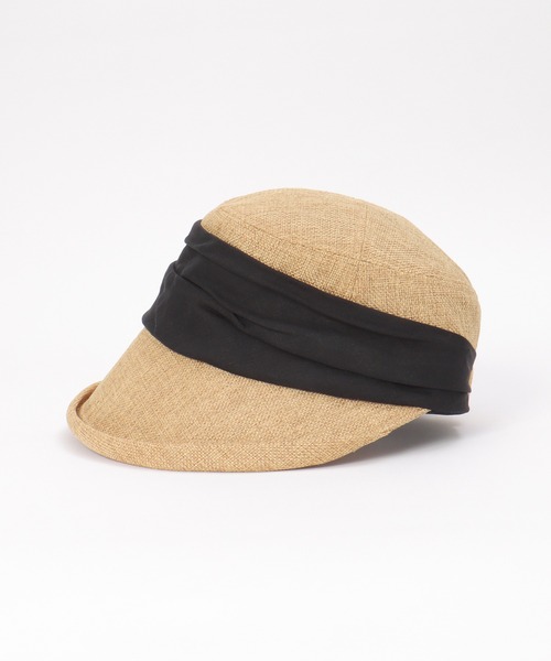 ikka（イッカ）の「バイザーキャスケット25（キャスケット・レディース・ベージュ/キャメル・FREE）」の5枚目の写真