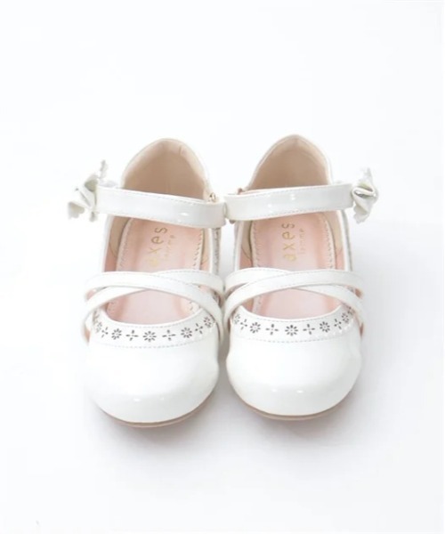 axes femme（アクシーズファム）の「クロスストラップパンプス（パンプス・キッズ・ブラック/ホワイト・X-LARGE/LARGE/MEDIUM）」の11枚目の写真