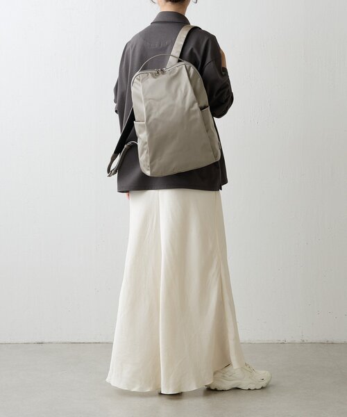russet（ラシット）の「［背面メッシュ仕様］クラウズナイロンリュックサック(CE-1499)（バックパック/リュック・レディース・ブラック/グレー・FREE）」の9枚目の写真