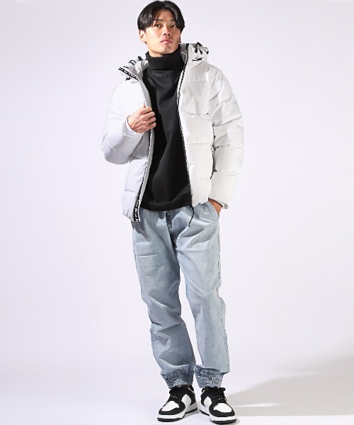 LUXSTYLE(ラグスタイル)の「ビッグサイズデニムジョガーパンツ BIG 大きいサイズ 2L 3L 4L 5L(デニムパンツ・メンズ・ブルー系その他/インディゴブルー/ブラック・2L/3L/4L/5L)」の10枚目の写真