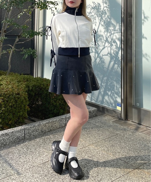 one way(ワンウェイ)の「袖リボントラックジャケット(その他アウター・レディース・ホワイト/ベージュ/ブラック・FREE)」の21枚目の写真