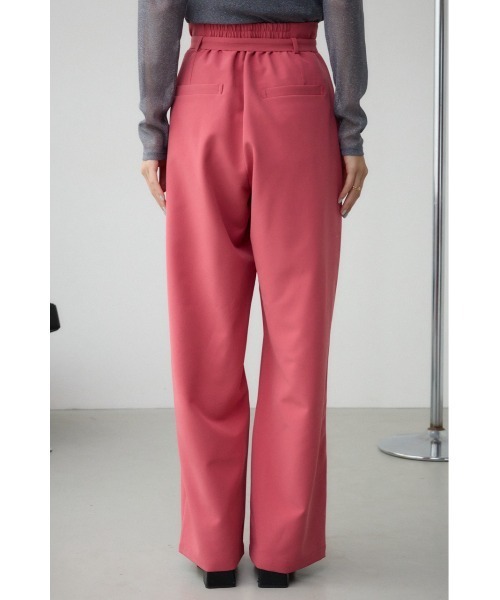 AZUL by moussy（アズールバイマウジー）の「ベルトタックワイドパンツ（スラックス・レディース・ライトベージュ/ピンク/ブラック・SMALL/MEDIUM）」の11枚目の写真