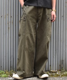 Tangent カーゴパンツ ハイウエスト　カーキ DSC5050_R_e03001fd-042f-45e9-