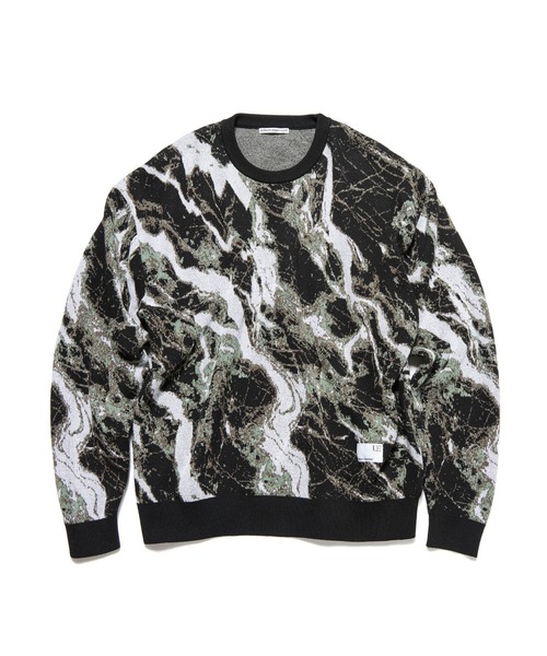 トップス uniform experiment MARBLE JACQUARD KNIT MARBLE JACQUARD KNIT（ニット/セーター）｜uniform experiment