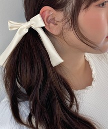 poiregnee（ポワニェ）の「［select］サテンリボンヘアゴム（ヘアゴム・レディース）」