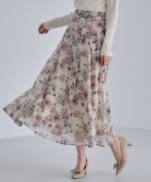 couture brooch | 【大人可愛い・きれいめ】Springオーガンフルールスカート(スカート)