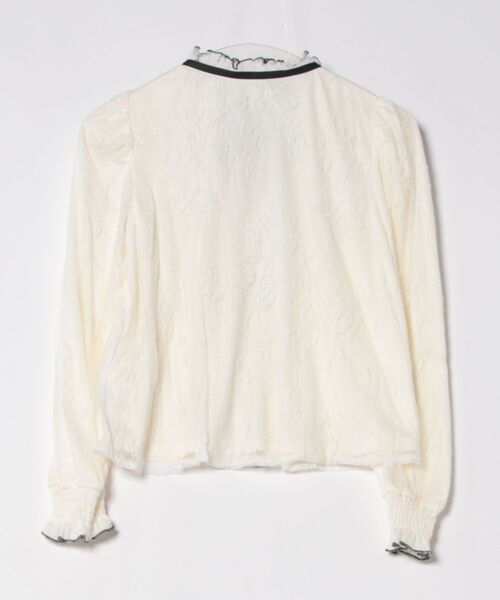 abc une face（アーベーセーアンフェイス）の「レースリボンブラウス（シャツ/ブラウス・レディース・ブラック/ホワイト/グレー・FREE）」の22枚目の写真