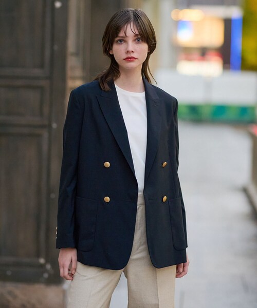 DRESSTERIOR（ドレステリア）の「コンフォータブルブレザー（テーラードジャケット・レディース・ネイビー・34/36/38）」の13枚目の写真