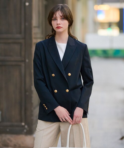 DRESSTERIOR（ドレステリア）の「コンフォータブルブレザー（テーラードジャケット・レディース・ネイビー・34/36/38）」の11枚目の写真