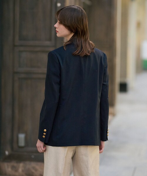 DRESSTERIOR（ドレステリア）の「コンフォータブルブレザー（テーラードジャケット・レディース・ネイビー・34/36/38）」の9枚目の写真