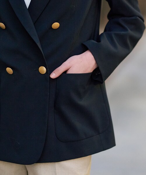 DRESSTERIOR（ドレステリア）の「コンフォータブルブレザー（テーラードジャケット・レディース・ネイビー・34/36/38）」の7枚目の写真
