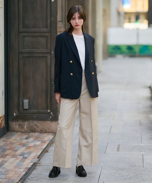 DRESSTERIOR（ドレステリア）の「コンフォータブルブレザー（テーラードジャケット・レディース・ネイビー・34/36/38）」の3枚目の写真