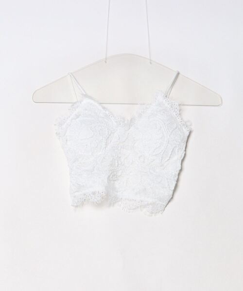 Per sist ence(パーシエンス)の「レースビスチェブラトップ(キャミソール・レディース・ブラック/アイボリー・ONE SIZE)」の8枚目の写真