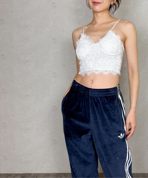 Per sist ence(パーシエンス)の「レースビスチェブラトップ(キャミソール・レディース・ブラック/アイボリー・ONE SIZE)」の6枚目の写真