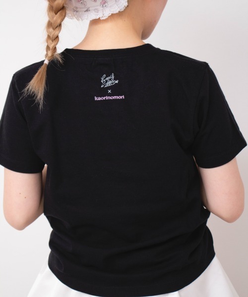 kaorinomori(カオリノモリ)の「kaorinomori kaori×foxy TシャツS / カオリノモリ(Tシャツ/カットソー・レディース・ブラック/ホワイト・SMALL)」の4枚目の写真