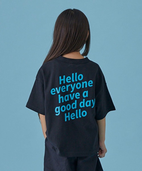 FOV(フォブ)の「フォブ HELLO Tシャツ(Tシャツ/カットソー・キッズ・ホワイト/グリーン/ブラック・XL/M/L/S)」の4枚目の写真