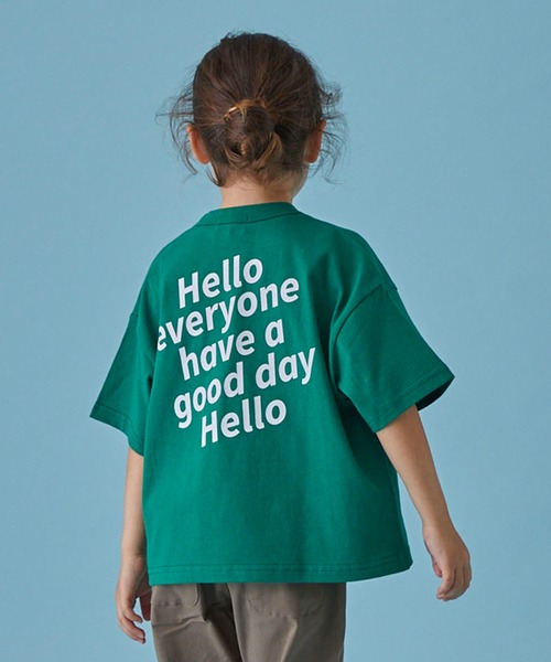 FOV(フォブ)の「フォブ HELLO Tシャツ(Tシャツ/カットソー・キッズ・ホワイト/グリーン/ブラック・XL/M/L/S)」の5枚目の写真
